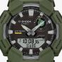 Casio Mens G-Shock Dual Display Green Plastic Strap Smart Watch GA-B010-3AER