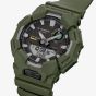 Casio Mens G-Shock Dual Display Green Plastic Strap Smart Watch GA-B010-3AER