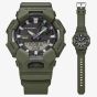 Casio Mens G-Shock Dual Display Green Plastic Strap Smart Watch GA-B010-3AER