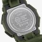Casio Mens G-Shock Dual Display Green Plastic Strap Smart Watch GA-B010-3AER