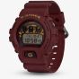Casio Mens Limited Edition G-Shock x Syna Digital Red Plastic Strap Watch DW-6900CC25-4ER
