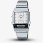 Casio Unisex White Dial Vintage Dual Display Watch AQ-800E-7AEF