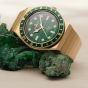 Timex Ladies Q Malachite Dial Expandable Watch TW2V92200