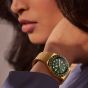 Timex Ladies Q Malachite Dial Expandable Watch TW2V92200