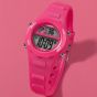 Timex Childrens Time Macines Pink Plastic Digital Watch TW2W92500
