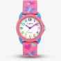 Timex Girls Time Teacher 30mm Pink Silicone Strap Watch TW2Y59700