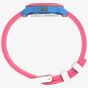 Timex Girls Time Teacher 30mm Pink Silicone Strap Watch TW2Y59700