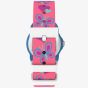 Timex Girls Time Teacher 30mm Pink Silicone Strap Watch TW2Y59700