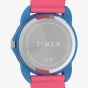 Timex Girls Time Teacher 30mm Pink Silicone Strap Watch TW2Y59700