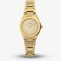 Timex Ladies Q Continental Mini 24mm Gold Tone Bracelet Watch TW2Y68300