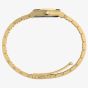 Timex Ladies Q Continental Mini 24mm Gold Tone Bracelet Watch TW2Y68300