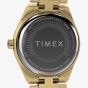 Timex Ladies Q Continental Mini 24mm Gold Tone Bracelet Watch TW2Y68300