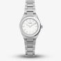 Timex Ladies Q Continental Mini 24mm Silver Bracelet Watch TW2Y68500