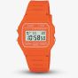 Casio Orange Rubber Digital Watch F-91WC-4A2EF