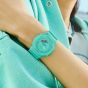 Casio G-Shock One Tone Turquoise Rubber Watch GMA-P2100-2AER