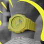 Casio G-Shock One Tone Neon Yellow Rubber Watch GA-2100-9A9ER