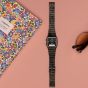 Casio Limited Edition Liberty Collaboration Black Paisley Bracelet Watch AQ-230EBLT-1AER