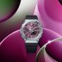 Casio G Shock G-Steel 2100 Series Vapour Pink Dial Watch GBM-2100A-4BER