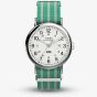 Timex Mens Weekender Green Fabric Strap Watch TW2Y08800