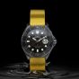 Timex Mens Deepwater Meridian 200 Yellow Rubber Strap Watch TW2W81700