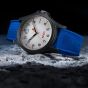 Timex Mens Main Street NASA Artemis Blue Rubber Strap Watch TW2Y13100