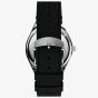 Timex x NASA Mens Q Space Black Leather Strap Watch TW2Y56800