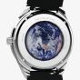 Timex x NASA Mens Q Space Black Leather Strap Watch TW2Y56800