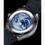 Timex x NASA Mens Q Space Black Leather Strap Watch TW2Y56800