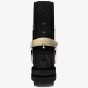 Timex Mens 1976 Lexington Reissue Gold Rectangle Black Leather Strap Watch TW2Y56200
