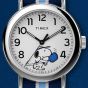 Timex x Peanuts Weekender Pickleball Blue Fabric Strap Watch TW2Y50600