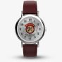 Timex Unisex Weekender Harry Potter x Platform 9 3/4 Brown Leather Strap Watch TW2Y76200