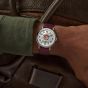 Timex Unisex Weekender Harry Potter x Platform 9 3/4 Brown Leather Strap Watch TW2Y76200