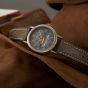 Timex Unisex Weekender Harry Potter x Sorting Hat Brown Leather Strap Watch TW2Y77000