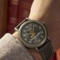 Timex Unisex Weekender Harry Potter x Sorting Hat Brown Leather Strap Watch TW2Y77000
