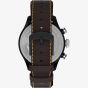 Timex Mens Waterbury Ace Fly-Back Chronograph Brown Leather Strap Watch TW2Y70100