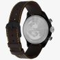 Timex Mens Waterbury Ace Fly-Back Chronograph Brown Leather Strap Watch TW2Y70100