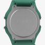 Timex Unisex T80 Green Plastic Digital Watch TW2Y34100