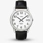 Timex Mens Easyreader White Dial & Black Strap Watch T2H281D7