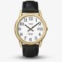 Timex Mens Easyreader Gold Plated Case Watch T2H291