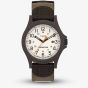 Timex Mens Expedition Khaki Fabric Strap Watch TW4B23700