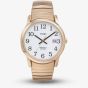 Timex Mens Easy Reader Gold Plated Watch T2H301