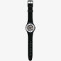 Swatch Unisex Silver Glam Skeleton Watch SO29B109 
