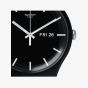 Swatch Unisex Mono Black Watch S029B704