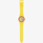 Swatch Mens Purple Rings Yellow Watch SO29J100