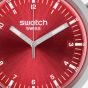 Swatch Big Bold Irony Scarlet Shimmer Watch SB07S104G