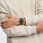Swatch Dash Of Yellow Black Rubber Watch SO29B403