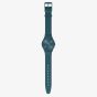 Swatch Auric Whisper Blue Silicone Watch SS08N116