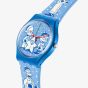 Swatch Simpsons Tidings Of Joy Blue Christmas Watch SO28Z126