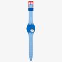 Swatch Simpsons Tidings Of Joy Blue Christmas Watch SO28Z126
