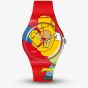 Swatch Simpsons Sweet Embrace Marge & Homer Red Watch SO29Z120
